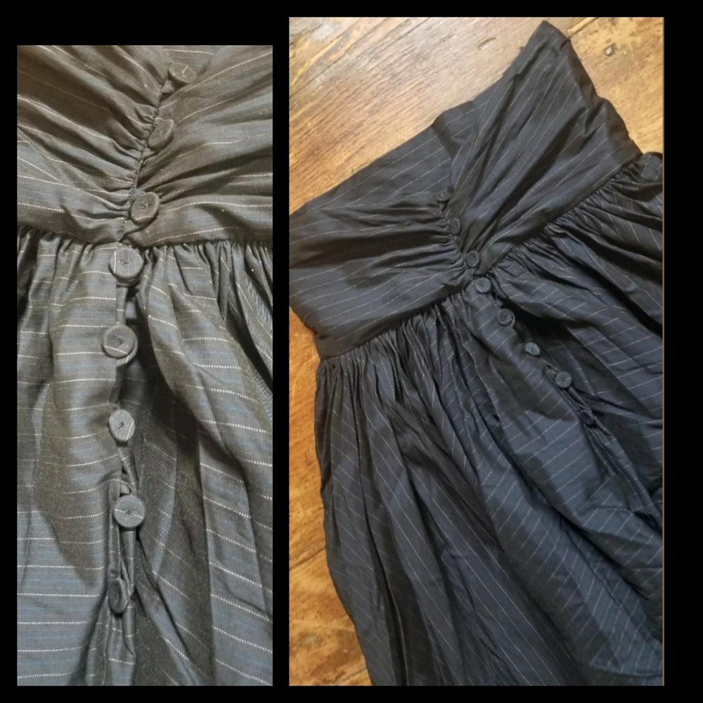 👽SOLD 🌠  Jean Paul Gaultier Ticking StripE Skirt - Picture 3 of 8